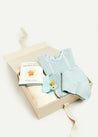 The Lace Detail Knitted Gift Set in Green Look  from Pepa London US