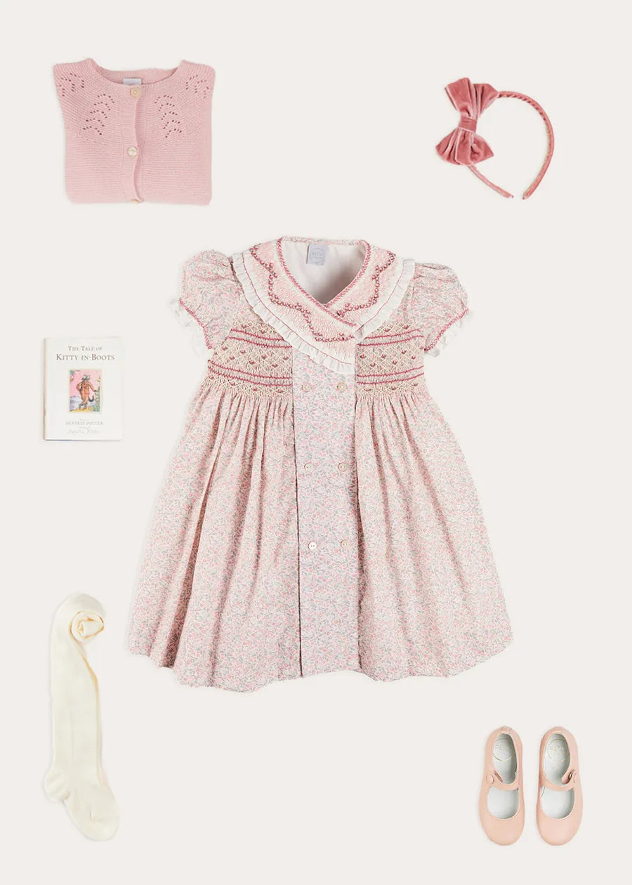 The Adelaide Floral Dress Girl Look