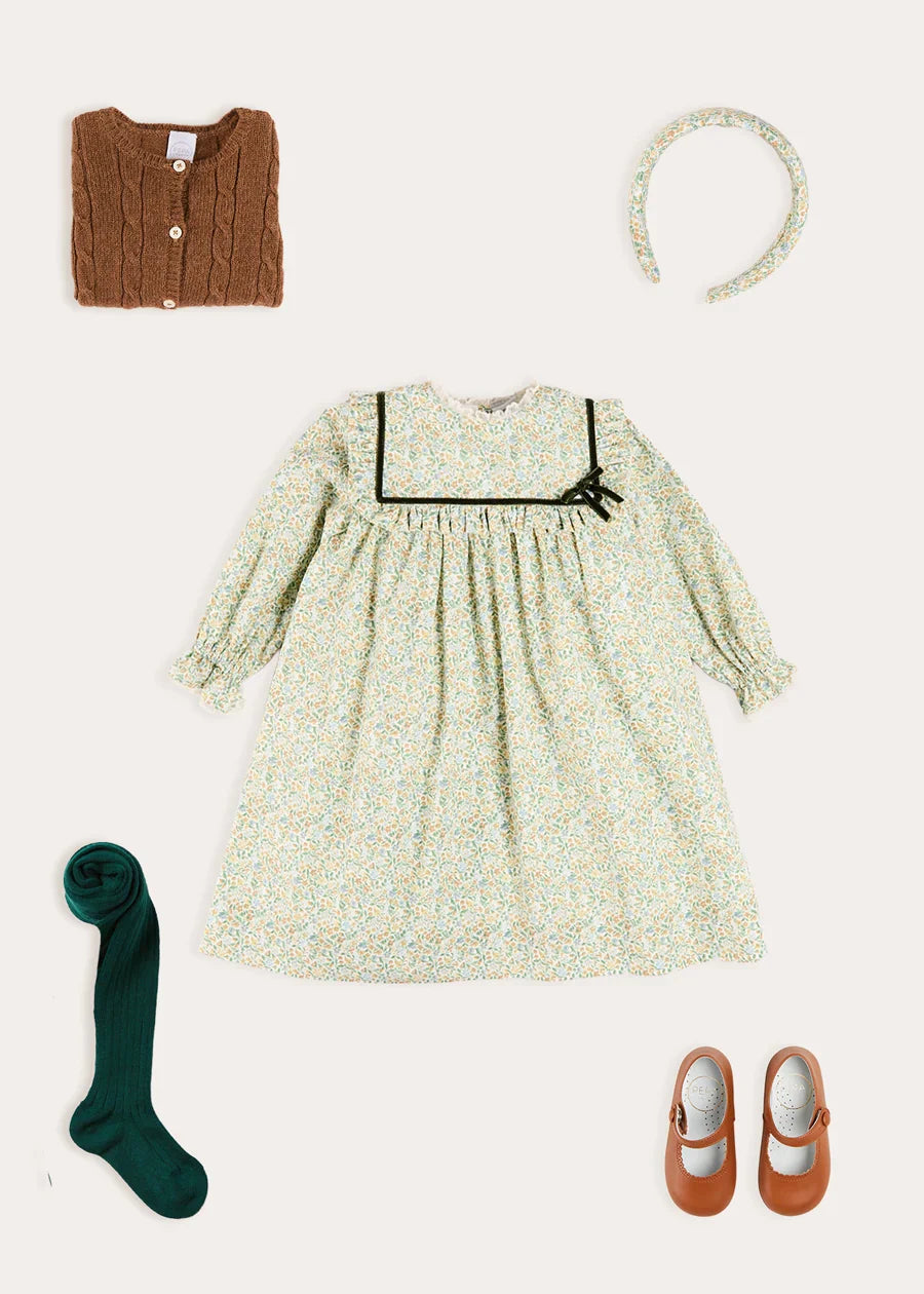 The Adelaide Floral Dress Toddler Girl Look Look from Pepa London US