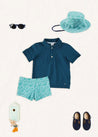 The Adelaide Swim Shorts Toddler Boy Look Look from Pepa London US