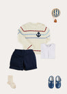 The Anchor Motif Jumper Toddler Boy Look Look from Pepa London US