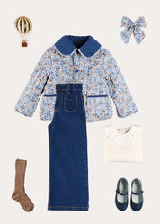 The Beatrice Floral Reversible Jacket Girl Look