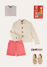 The Beaufort Striped Linen Shirt Boy Look Look from Pepa London US