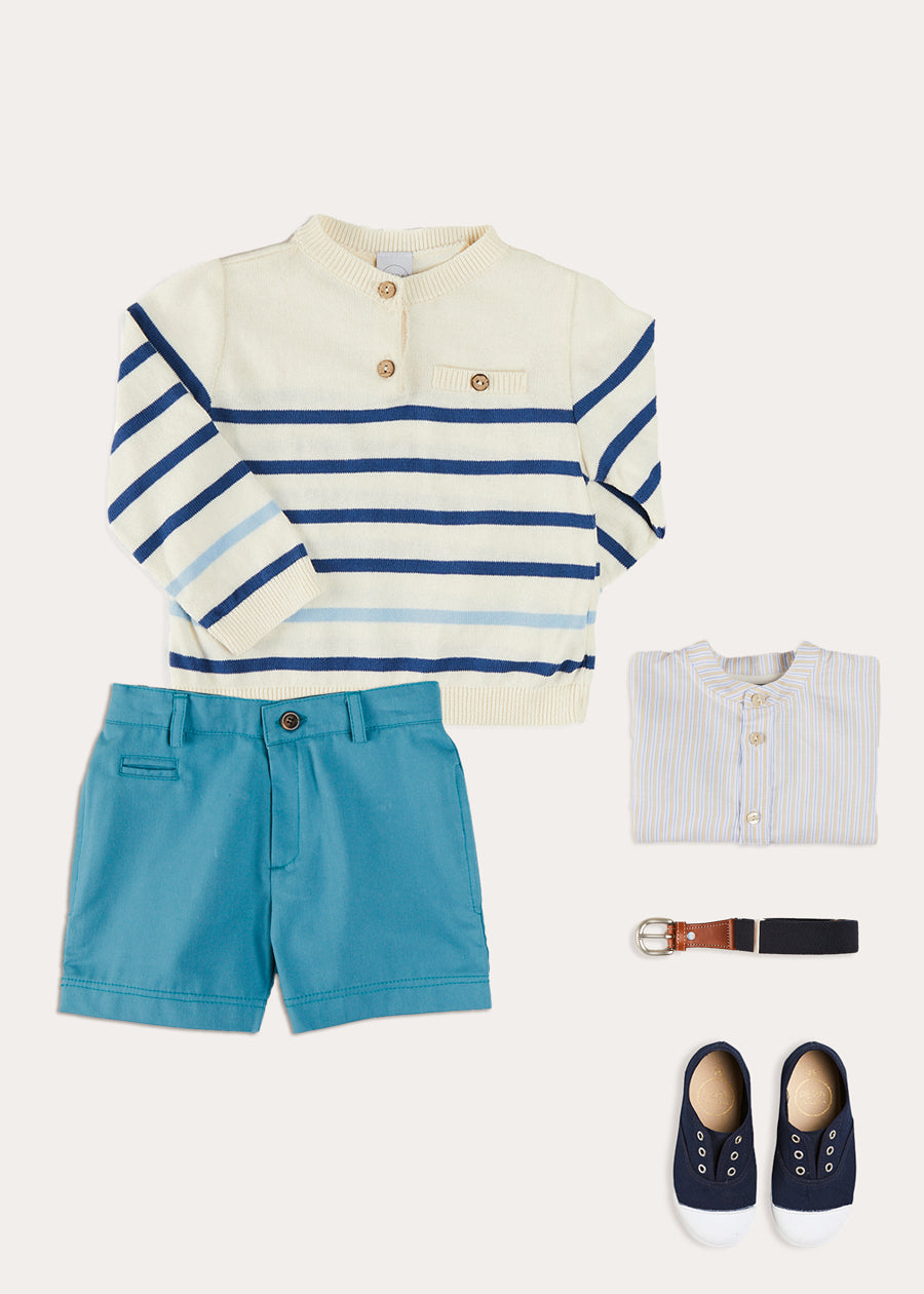 The Blue Shorts Boy Look Look from Pepa London US