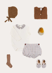 The Cadogan Houndstooth Bloomers Baby Boy Look