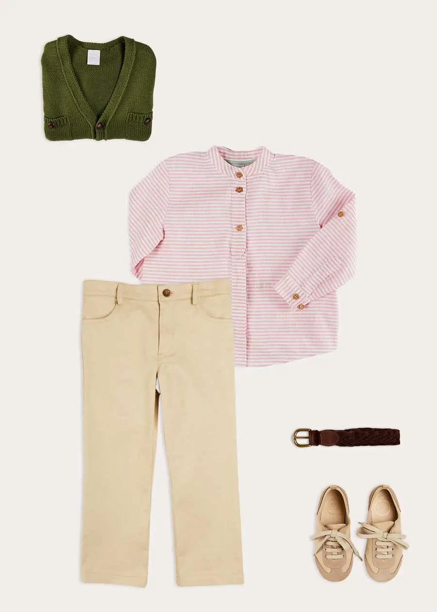 The Hertford Striped Shirt Boy Look Look from Pepa London US