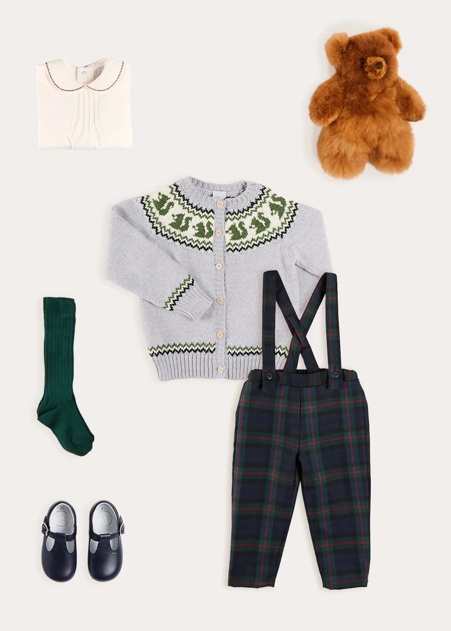 The Kinnerton Tartan Trousers Toddler Boy Look