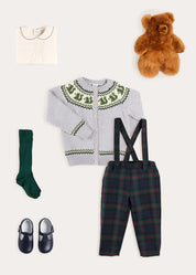 The Kinnerton Tartan Trousers Toddler Boy Look