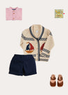 The Knitted Boat Cardigan Toddler Boy Look Look from Pepa London US