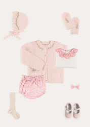 The Nellie Floral Bodysuit Baby Girl Look