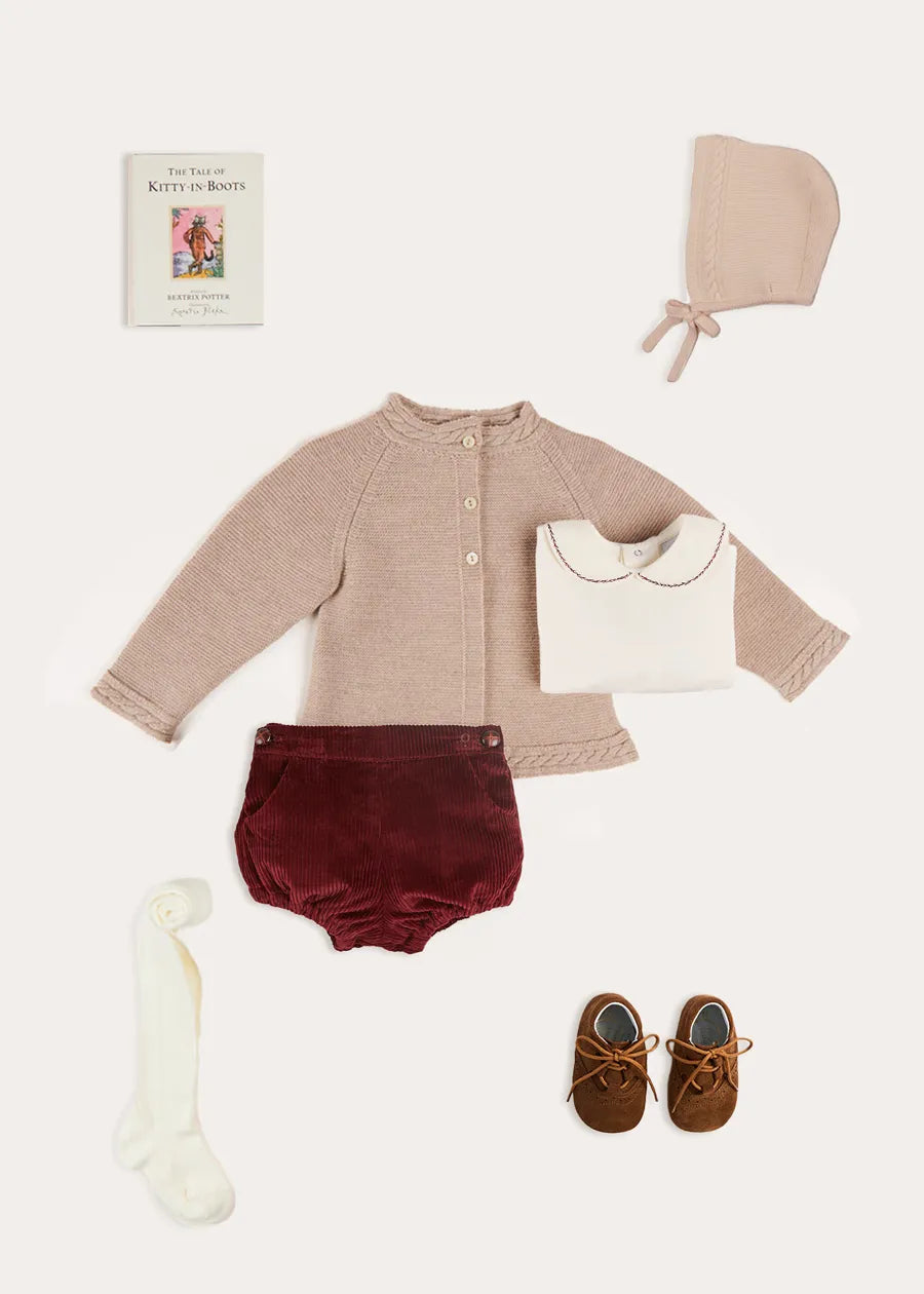 The Peter Pan Collar Baby Boy Bodysuit Look
