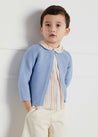 Bright Stripe Peter Pan Collar Shirt in Mustard (12mths-3yrs) Shirts  from Pepa London US