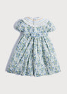 Bertioli & Pepa Hand Smocked Bee Motif Dress (12mths-10yrs) Dresses  from Pepa London US