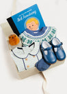 Classic Fair Isle Merino Gift Set in Blue Look  from Pepa London US