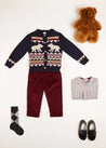 The Bear Knitted Cardigan Baby Boy Look Look  from Pepa London US