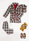 The Sussex Tartan Pyjama Set Baby Boy Look Look  from Pepa London US