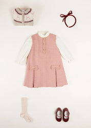 Mary Jane Baby Shoes in Burgundy (20-24EU) Shoes from Pepa London US