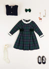 The Windsor Tartan Dress Baby Girl Look Look  from Pepa London US