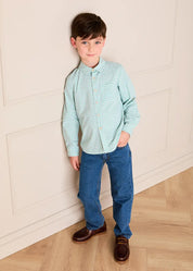 Five Pocket Straight Leg Jeans in Blue Denim (2-10yrs) Trousers from Pepa London US