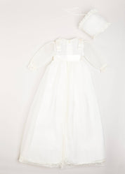 Traditional Cream Christening Gown with Bonnet (6mths-2yrs) Dresses from Pepa London US