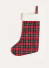 Belgravia Tartan Christmas Stocking in Red Accessories  from Pepa London US