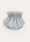 Evelyn Floral Bloomers in Blue (1mth-2yrs) Bloomers  from Pepa London US