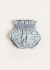 Evelyn Floral Bloomers in Blue (1mth-2yrs) Bloomers  from Pepa London US