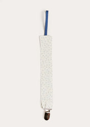 Betsy Floral Dummy Clip Dummy Clip in Baby Blue (OS) Accessories from Pepa London US