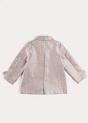 Sloane Check Raincoat with Pockets in Camel (4-10yrs) Coats from Pepa London US