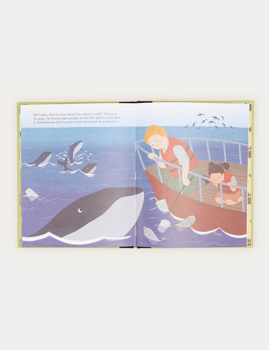 Little People, Big Dreams - David Attenborough Book in Green BOOKS from Pepa London US