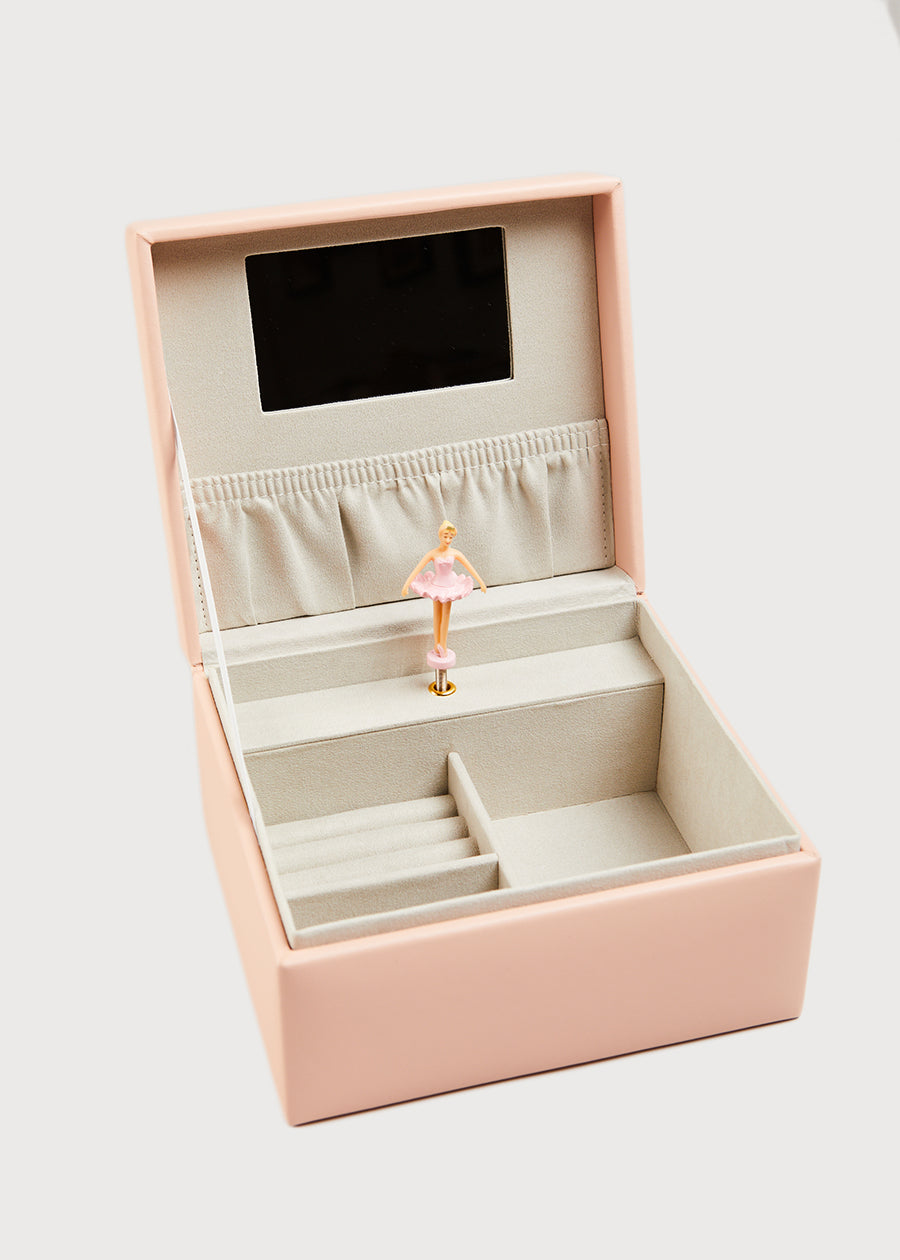 Pink Leather Musical Jewellery Box CASES from Pepa London US