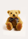 Limited-Edition Merrythought & Pepa Teddy Bear with Red Tartan Bow Toys from Pepa London US