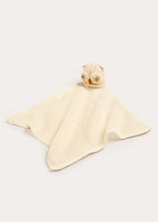 Handmade Baby Alpaca Owl Comforter Blanket in Beige TOYS from Pepa London US