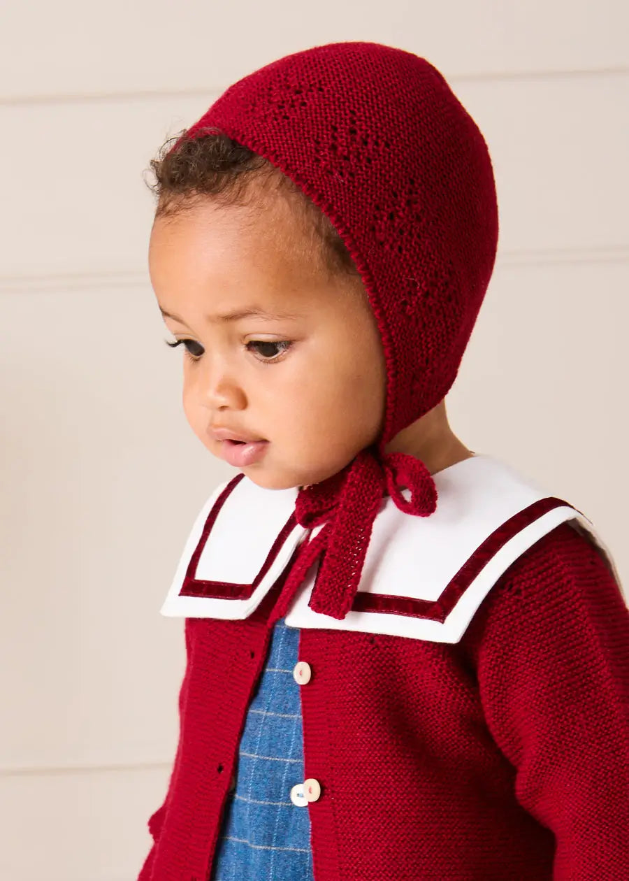 Moreton Check Mariner Collar Long Sleeve Romper in Blue (6mths-2yrs) Rompers from Pepa London US