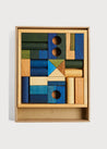 Wooden Blocks in Blue Toys from Pepa London US