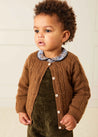 Corduroy Pocket Front Dungarees in Green (18mths-4yrs) Dungarees  from Pepa London US