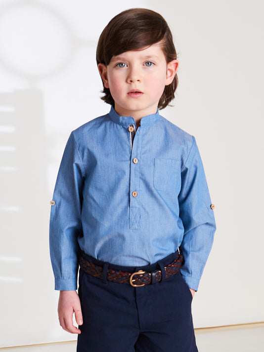 Classic Smart Shorts in Navy (4-10yrs) Shorts from Pepa London US
