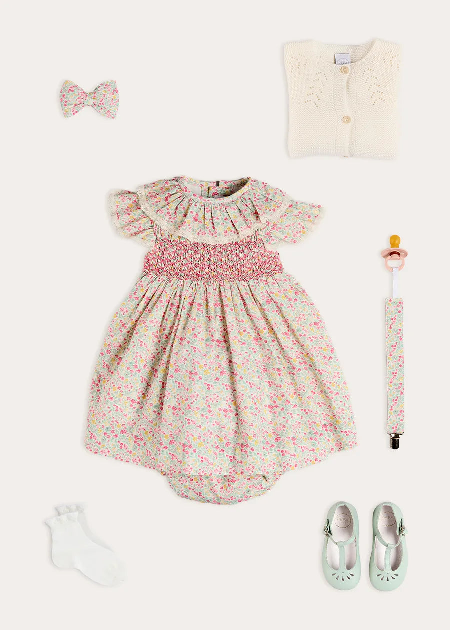 The Adelaide Baby Girl Hand Smocked Dress Look Look from Pepa London US
