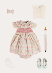 The Adelaide Baby Girl Hand Smocked Dress Look Look from Pepa London US