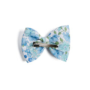 Blue Floral Big Bow Clip HAIR ACCESSORIES from Pepa London US