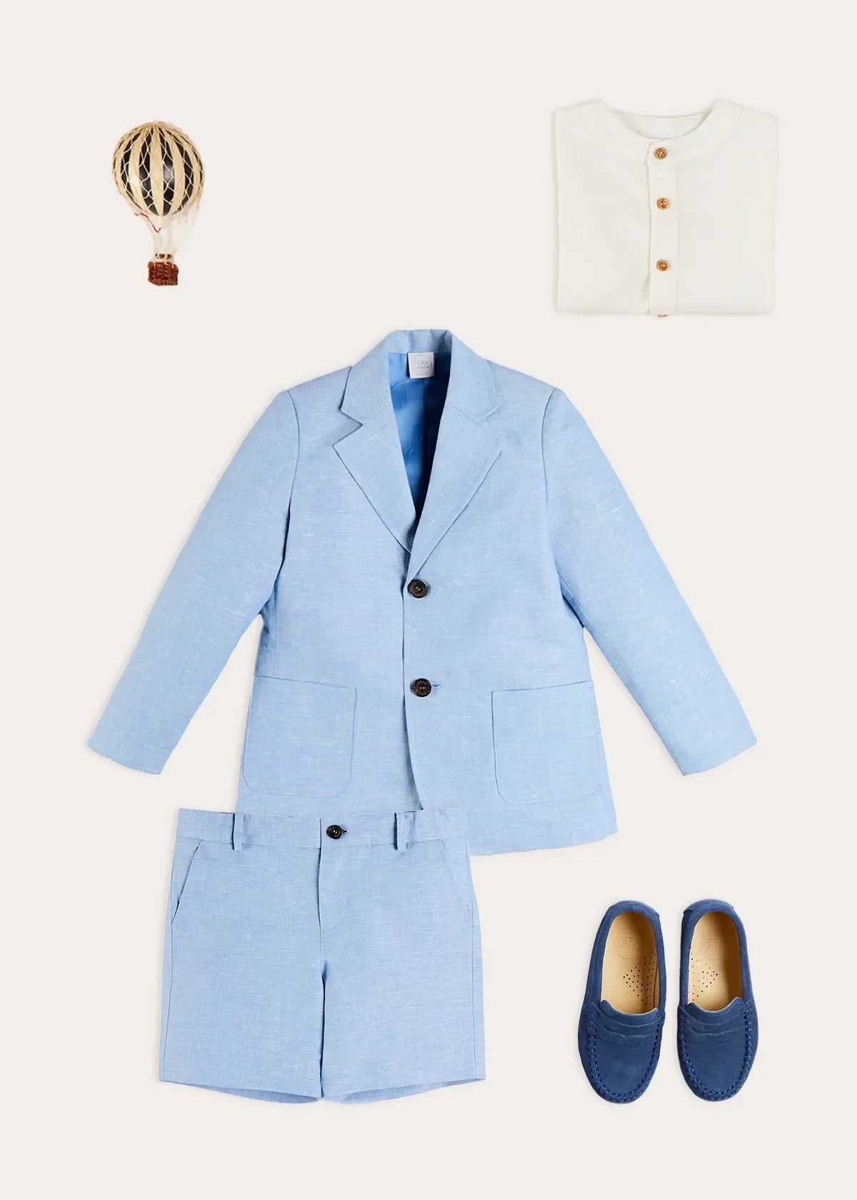 The Sky Blue Shorts Boy Look Look from Pepa London US