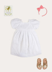 The White Broderie Anglaise Dress Girl Look Look from Pepa London US