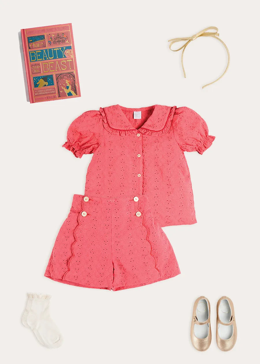 The Strawberry Broderie Anglaise Girl Look Look from Pepa London US