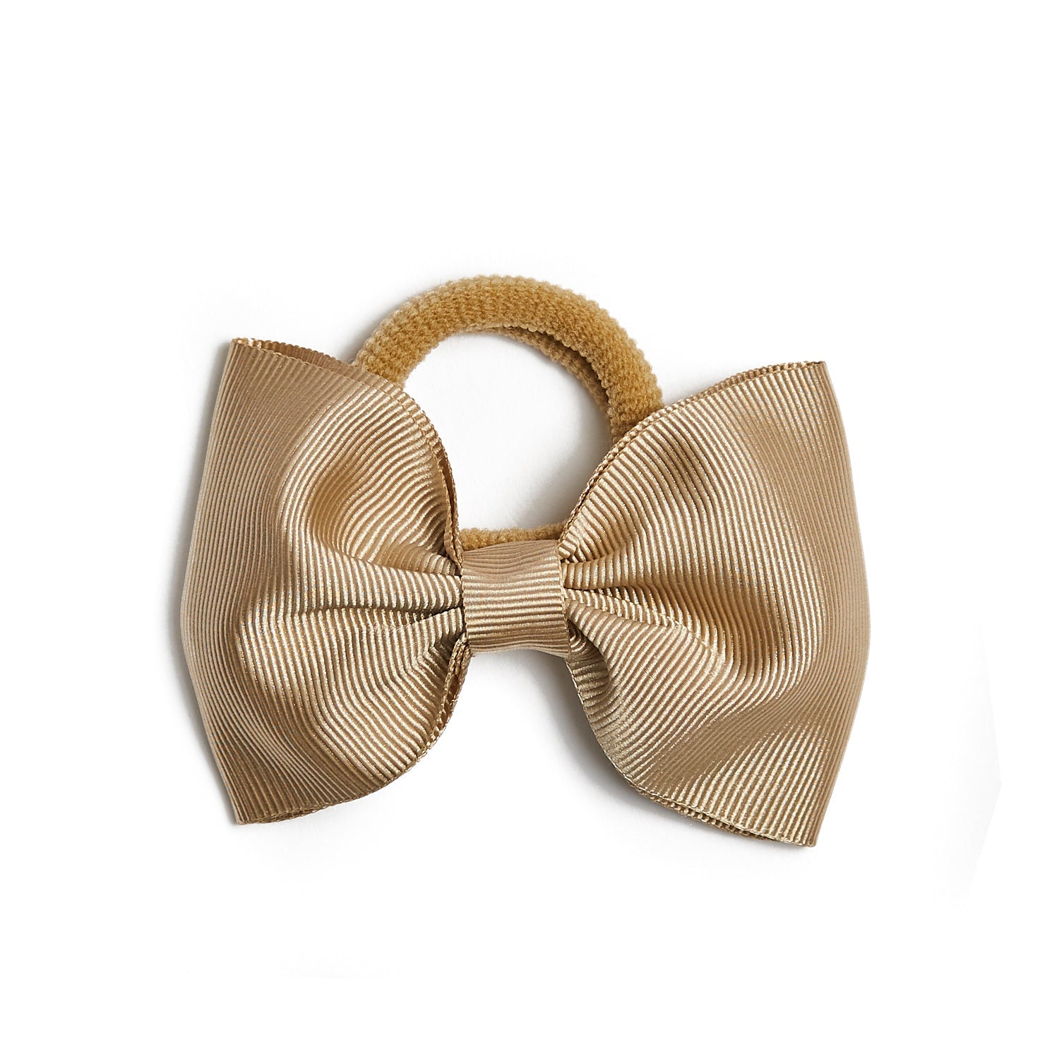 Blue Medium Bow Hair Tie HAIR ACCESSORIES from Pepa London US