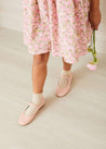 Eloise Floral Print Handsmocked Short Sleeve Dress in Pink (12mths-10yrs) Dresses  from Pepa London US