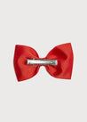 Medium bow clip - Red Hair Accessories  from Pepa London US