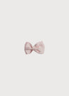 Light Pink Small Bow Clip Hair Accessories  from Pepa London US