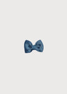 Blue Small Bow Clip Hair Accessories  from Pepa London US