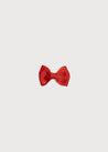 Red Small Bow Clip Hair Accessories  from Pepa London US