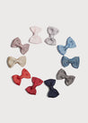 Light Pink Small Bow Clip Hair Accessories  from Pepa London US